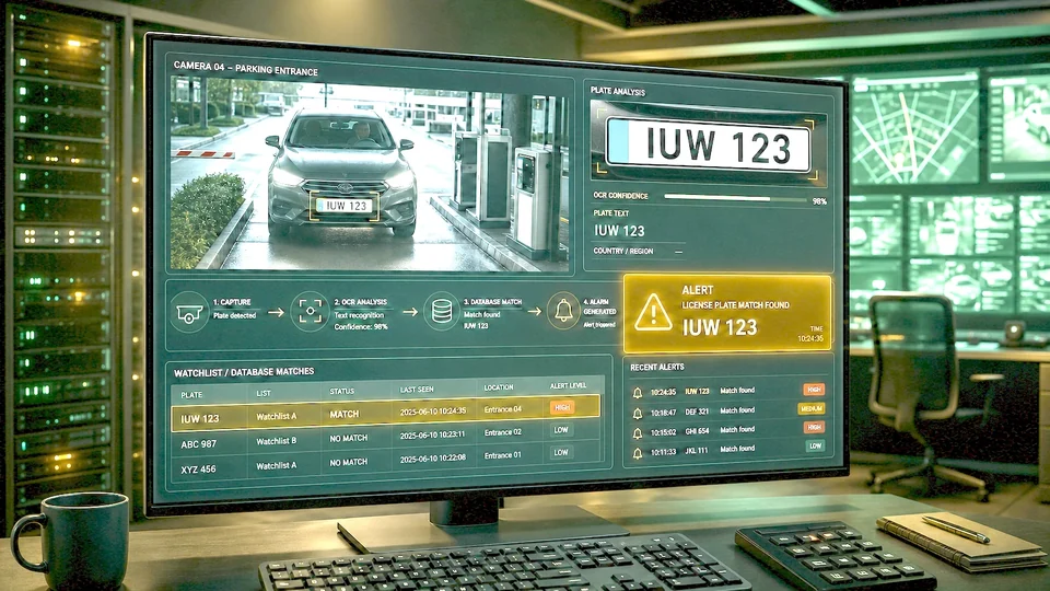 License Plate Monitoring System